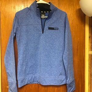 Vs pink quarter zip
